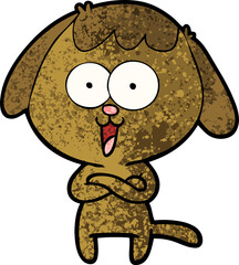 cute cartoon dog