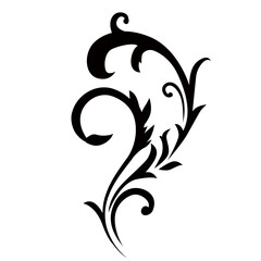 flower or tree silhouette icon.