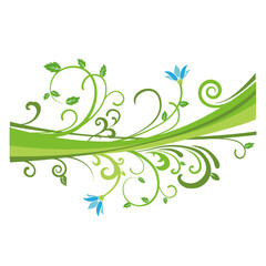 Flower or tree silhouette icon.
