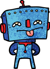 cartoon robot