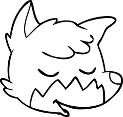 cartoon fox face