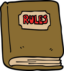 cartoon doodle rule book