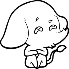 cartoon elephant remembering