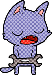talking cat cartoon