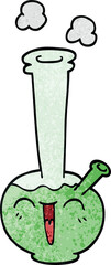 cartoon doodle bong