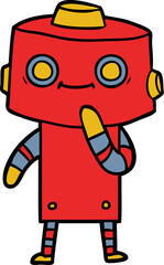 cartoon robot
