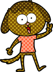 cute cartoon dog