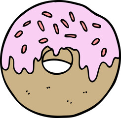 cartoon donut
