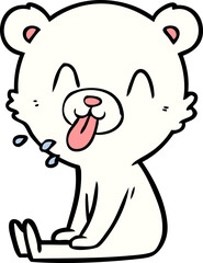 happy polar bear cartoon