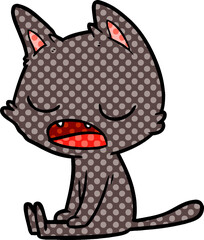 talking cat cartoon
