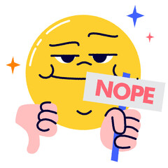 Nope sign