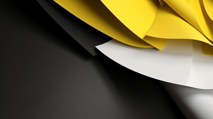 Black and yellow abstract background