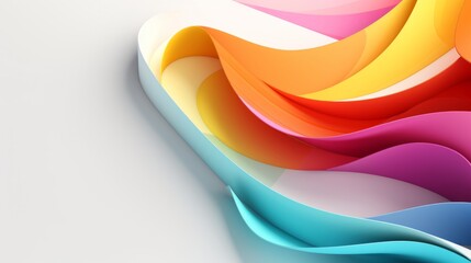 abstract colorful waves
