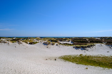 Fototapeta na wymiar Dueodde Strand, Bornholm Island, Denmark
