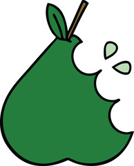 cute cartoon of a pear