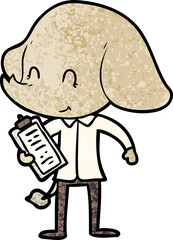 cute cartoon elephant