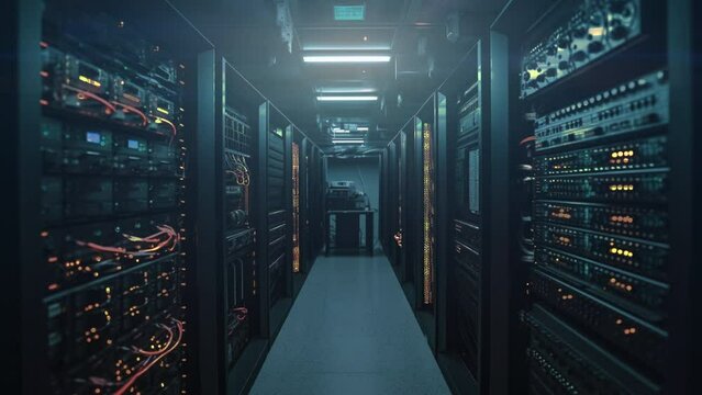 Artificial intelligence computer server deep mind data centre