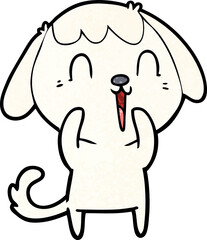 cute cartoon dog