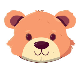 teddy bear toy face design
