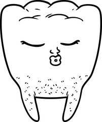 cartoon tooth