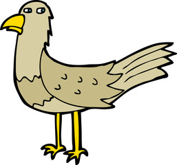 cartoon bird