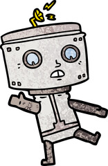 cartoon robot