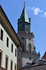 Lublin, miasto, centrum, architektura, Europa, historia, stary, miasteczko, historyczne, Polska,...