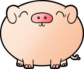 cartoon pig