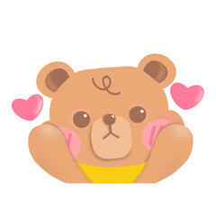 teddy bear with heart