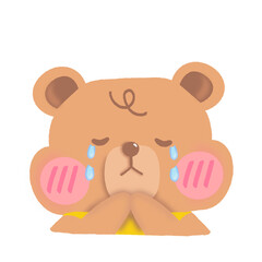 teddy bear sadness