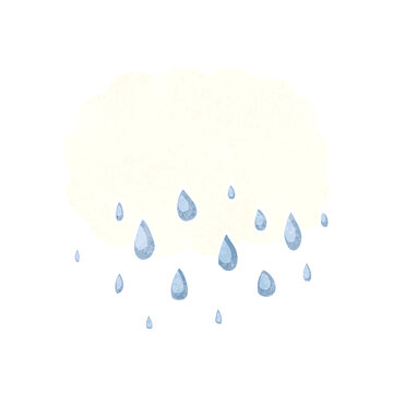 rain cloud cartoon