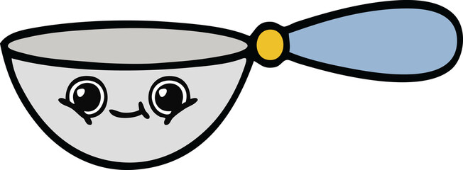cute cartoon of a measuring spoon