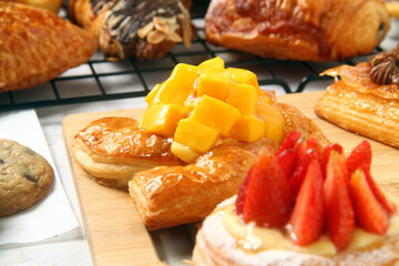 Freshly baked pastries