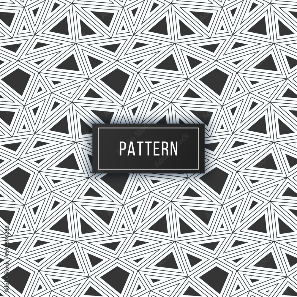 Poster artistic striped triangle line geometric pattern background