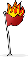 cartoon flag