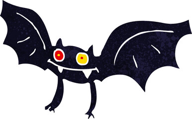 cartoon vampire bat