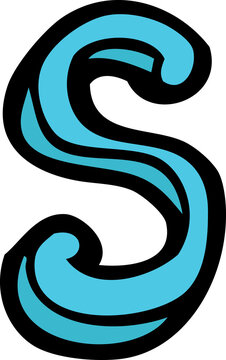 recommend clip art: cartoon letter S