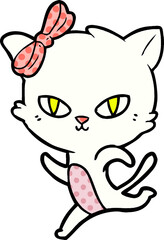 cute cartoon cat