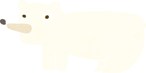 funny cartoon polar bear