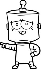 cartoon robot