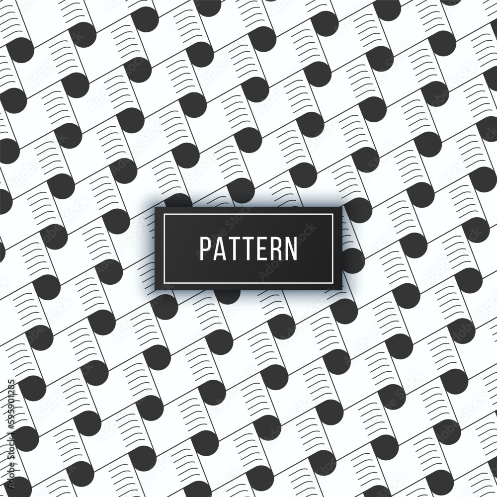Poster abstract seamless pattern background with circles and lines