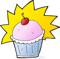 cartoon cupcake