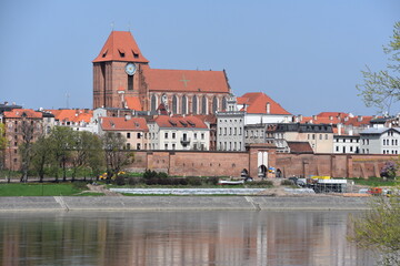 Toruń, gotyckie miasto wpisane na listę UNESCO, architektura, gród, europa, podróż, stary,...