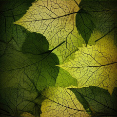 Fototapeta na wymiar Green vine leaves