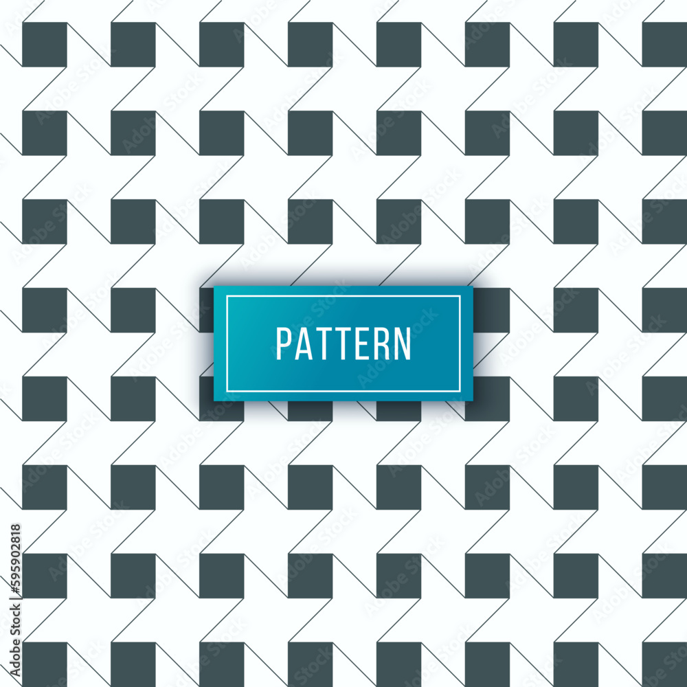 Poster abstract seamless pattern with square and lines