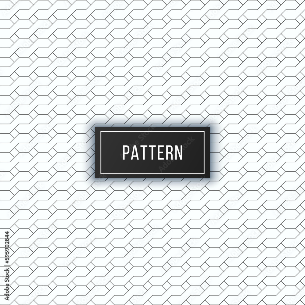 Aufkleber abstract geometric lines seamless pattern background