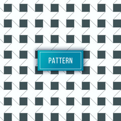Abstract seamless pattern with square and lines