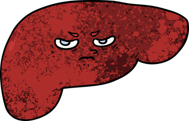 cartoon liver