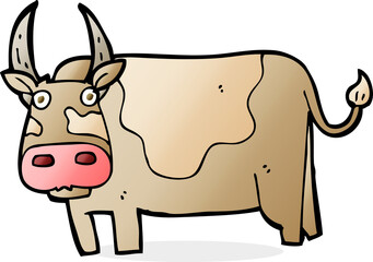 cartoon bull