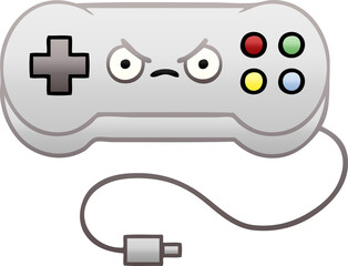 gradient shaded cartoon of a game controller